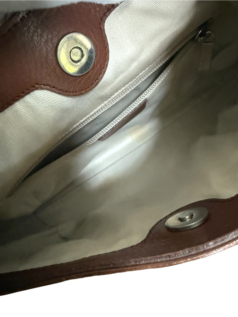 Salvatore Ferragamo Vintage Brown Leather Shoulder Hobo Bag with Dust Cover - Picture 11 of 16